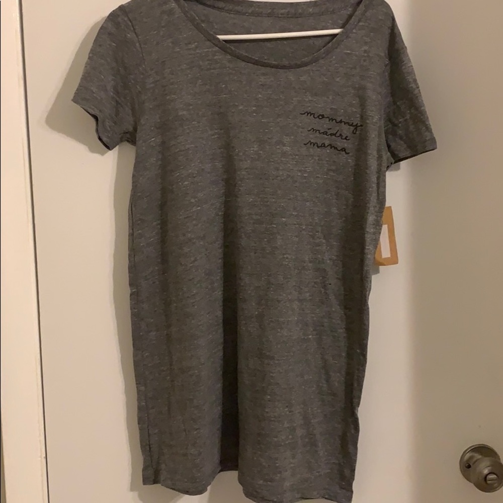 Basic grey mommy master mama prom shirt